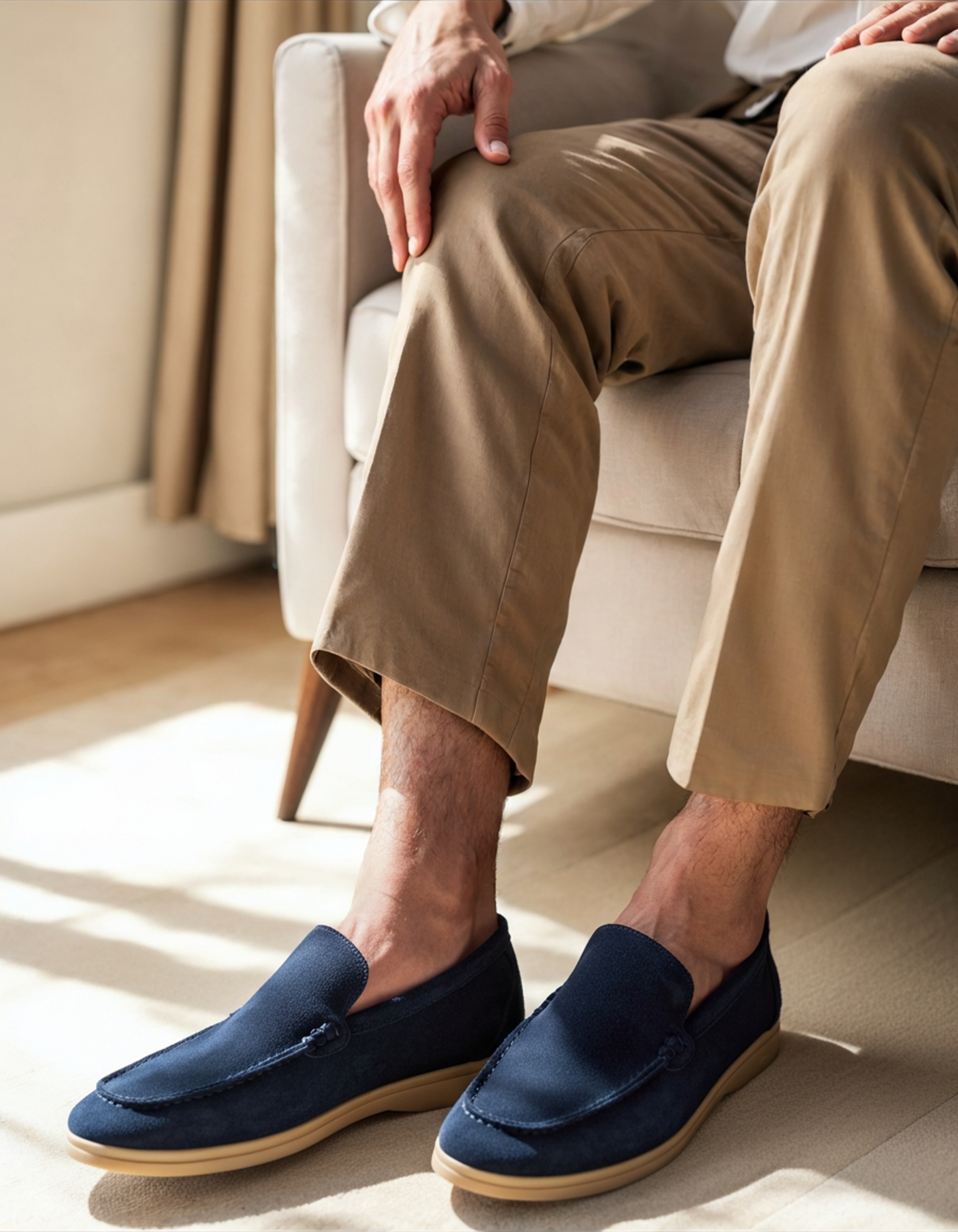 Premium Wildleder Slipper